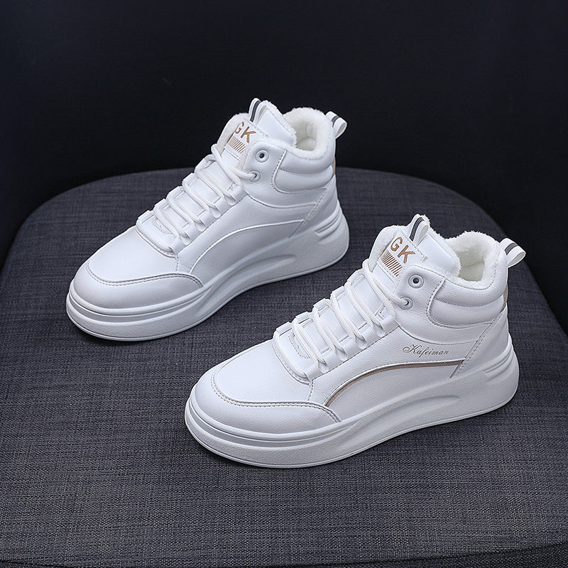 Damen Warmgefütterte High-Top Sneakers EB