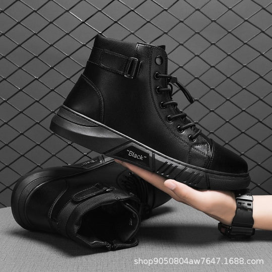 Damen Hohe Sneakers mit praktischem Klettverschluss und rutschfester Sohle EB