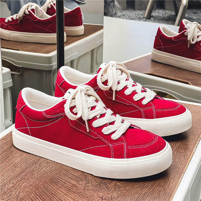 Unisex Low-Top Canvas-Sneaker mit verstärkten Nähten, gepolstertem Komfortkragen und vulkanisierter Gummisohle EB