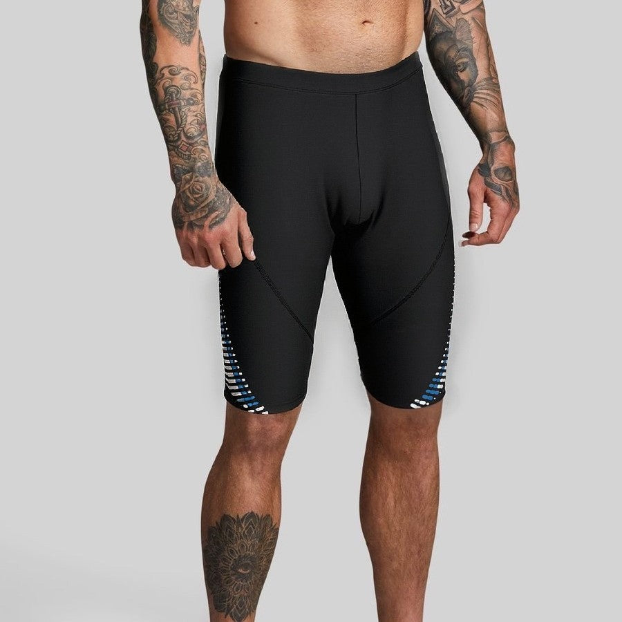Herren Schwimmshorts mit kompressiver Passform und stylischen Designelementen EB