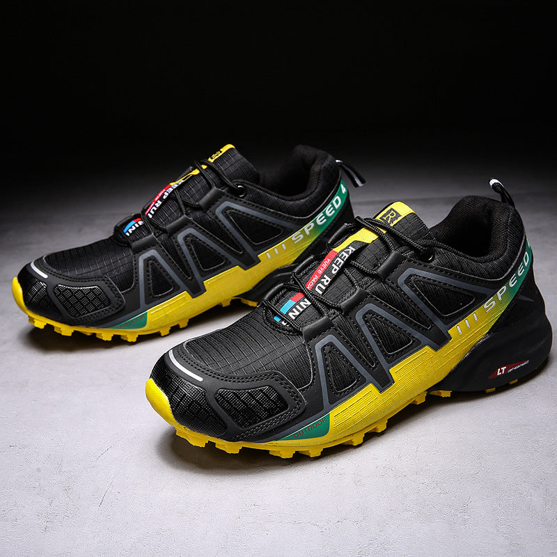 Damen Sportliche Trailrunning-Schuhe mit rutschfester Profilsohle und atmungsaktivem Obermaterial EB