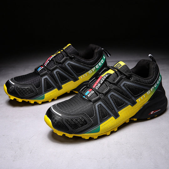 Damen Sportliche Trailrunning-Schuhe mit rutschfester Profilsohle und atmungsaktivem Obermaterial EB