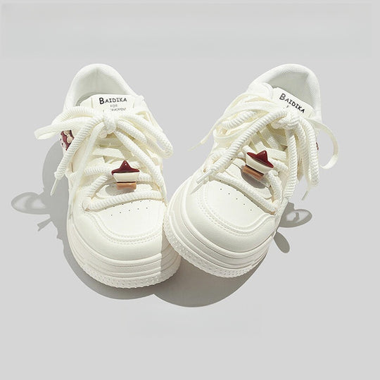 Damen Modische Sneakers mit einzigartigen Schnürdetails und verstärkter Sohle EB