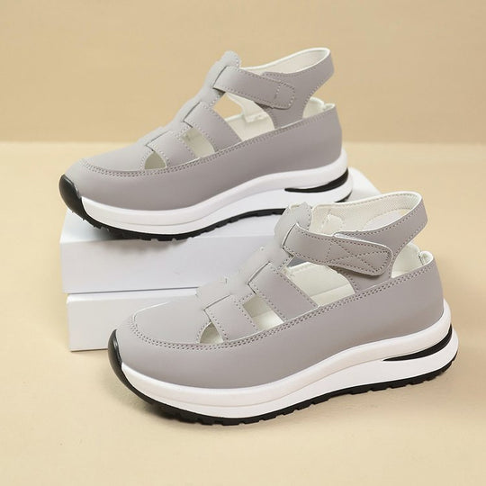 Damen freizeitorientierte Sneakers mit komfortabler Oberflächenstruktur und flexiblem Sohlendesign EB