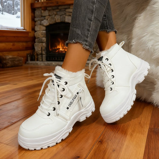Damen Sportliche Winterstiefel mit kuscheligem Innenfutter EB