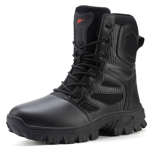Damen robuste Sicherheitsstiefel mit rutschfester Sohle und atmungsaktivem Mesh EB
