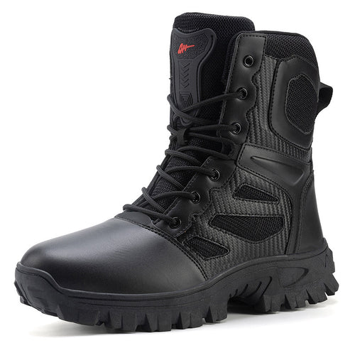 Damen robuste Sicherheitsstiefel mit rutschfester Sohle und atmungsaktivem Mesh EB