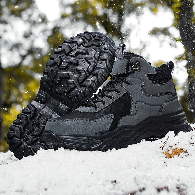 Damen Sportliche Winterstiefel mit strapazierfähigem Obermaterial und rutschfester Sohle EB