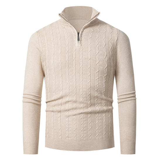 Herren Strickpullover mit Stehkragen EB
