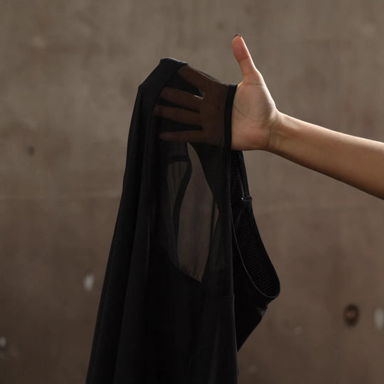 Damen Sportliches Funktionsshirt mit Mesh-Einsätzen EB