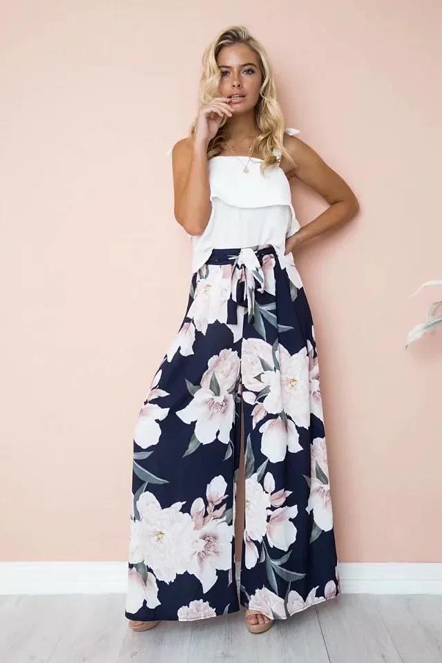 Damen Maxirock mit floralem Druck EB