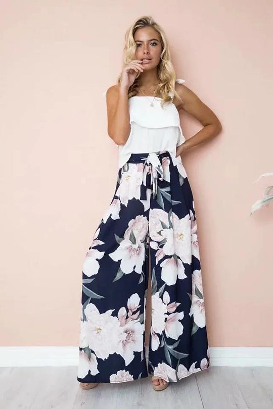 Damen Maxirock mit floralem Druck EB