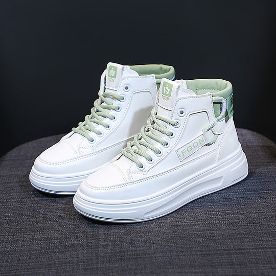 Damen High-Top Sneakers mit innovativem Schnürsystem und atmungsaktivem Innenfutter EB