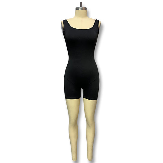 Damen Eleganter und figurbetonter Sport-Jumpsuit EB