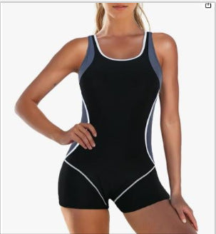 Damen Sportlicher Schwimmanzug mit Shorty-Schnitt EB