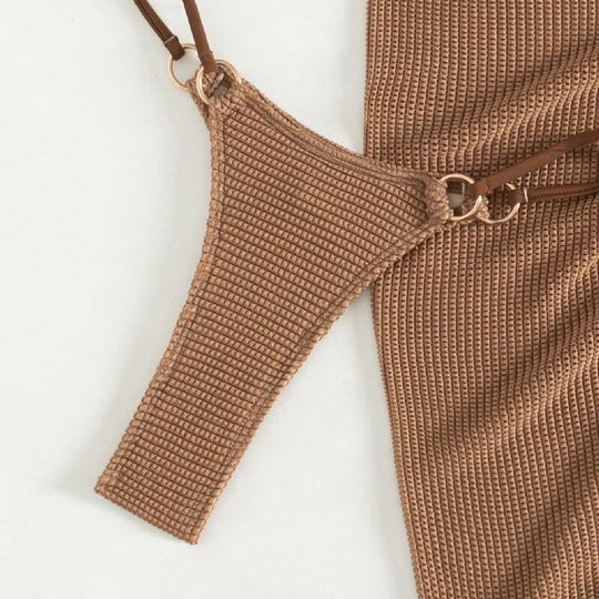 Damen Triangel-Bikini mit Wickelrock EB