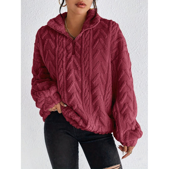 Damen Kuscheliger Kapuzenpullover EB