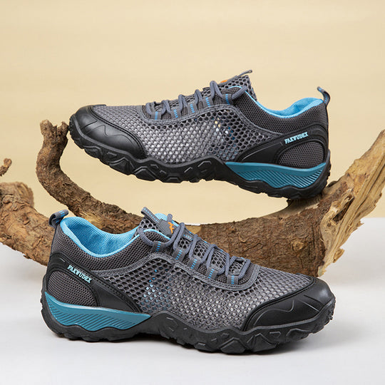 Damen Atmungsaktive Trekking Sneakers mit rutschfester Sohle EB