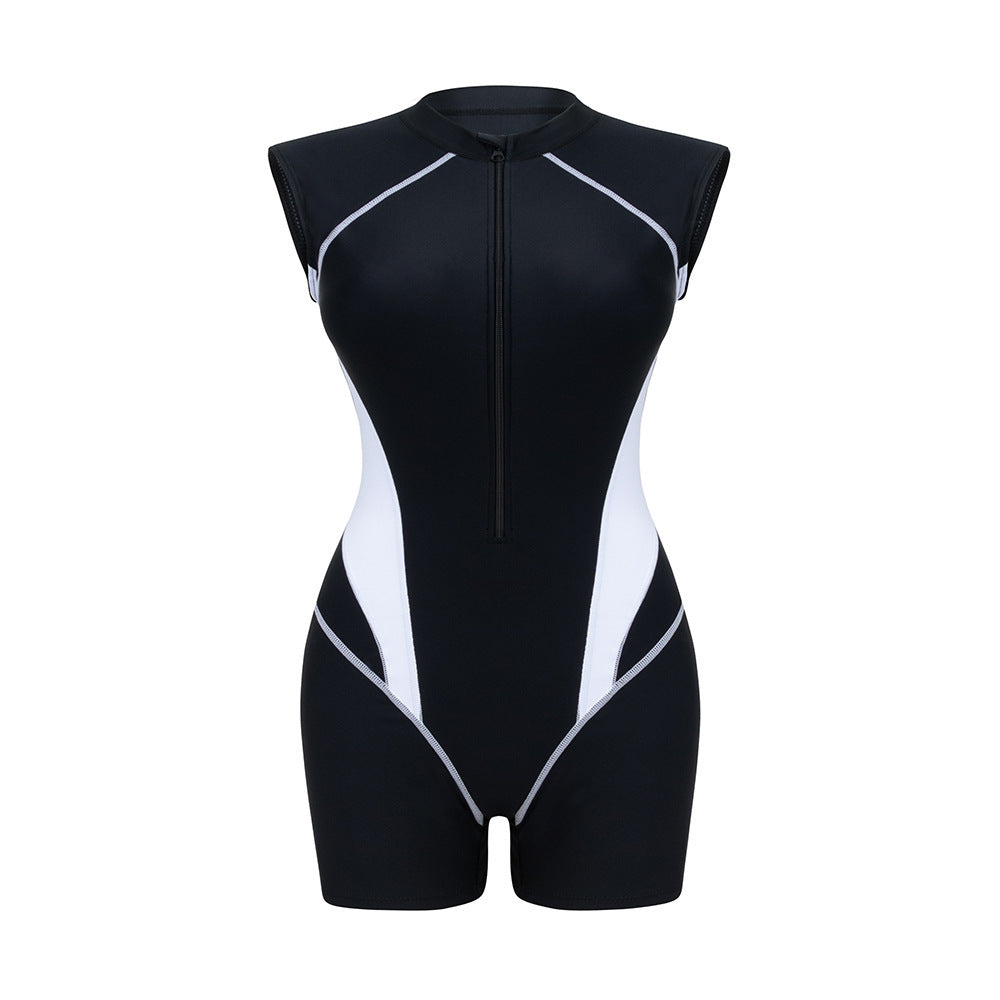 Damen funktionaler Kurzarm-Schwimmanzug EB