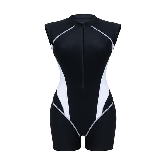 Damen funktionaler Kurzarm-Schwimmanzug EB
