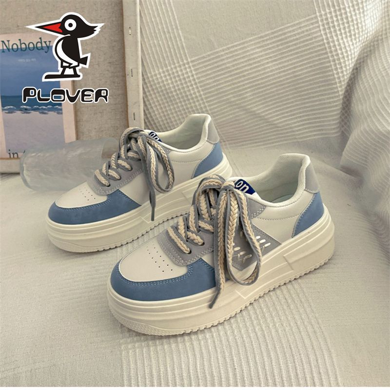 Damen modische Chunky-Sneaker mit stabiler Plattform und auffälligem Design EB