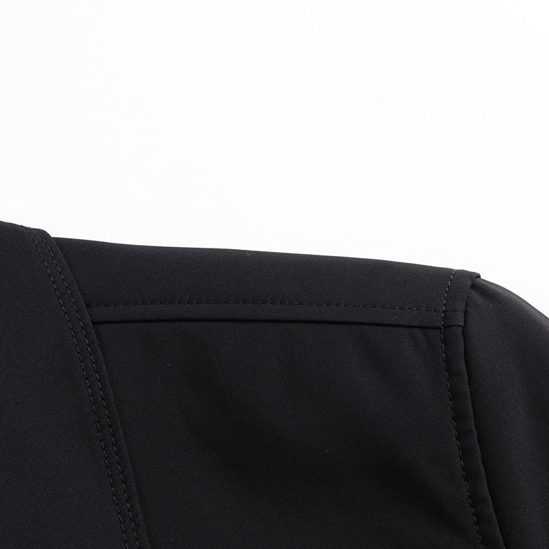 Herren Klassischer Trenchcoat mit karierter Innenfutter und Wetterschutz EB