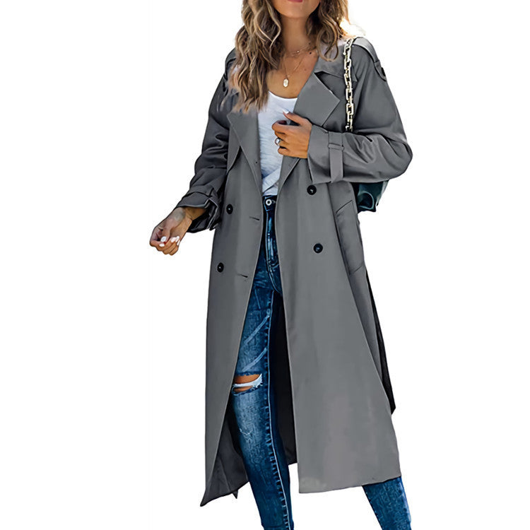 Damen eleganter Trenchcoat EB