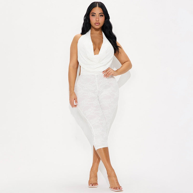 Damen Figurbetonender Body mit tiefem Ausschnitt EB