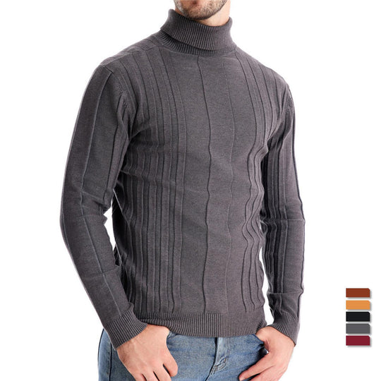 Herren Stehkragen Pullover EB