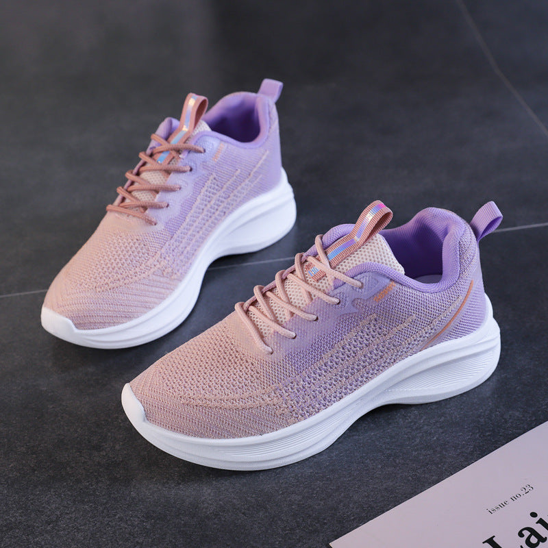 Damen Leichte und atmungsaktive Laufsneaker mit flexibel geformter Sohle EB