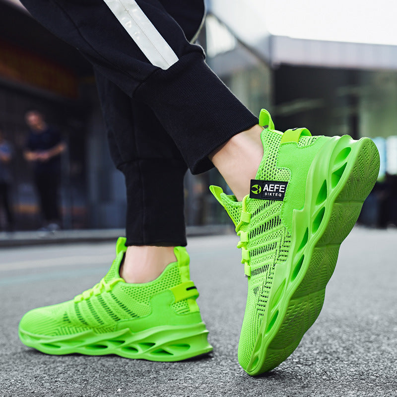 Damen Atmungsaktive und rutschfeste Lauf Sneakers mit stoßdämpfender Sohle EB