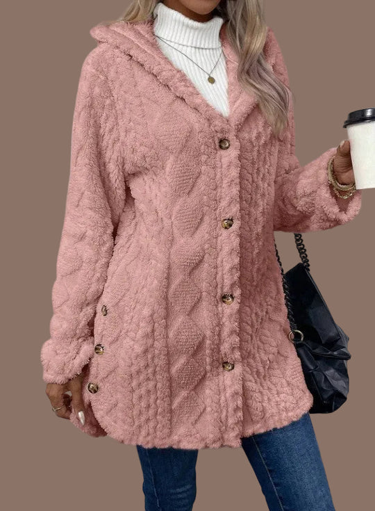 EB | sherpa gefütterte Jacke mit Kapuze