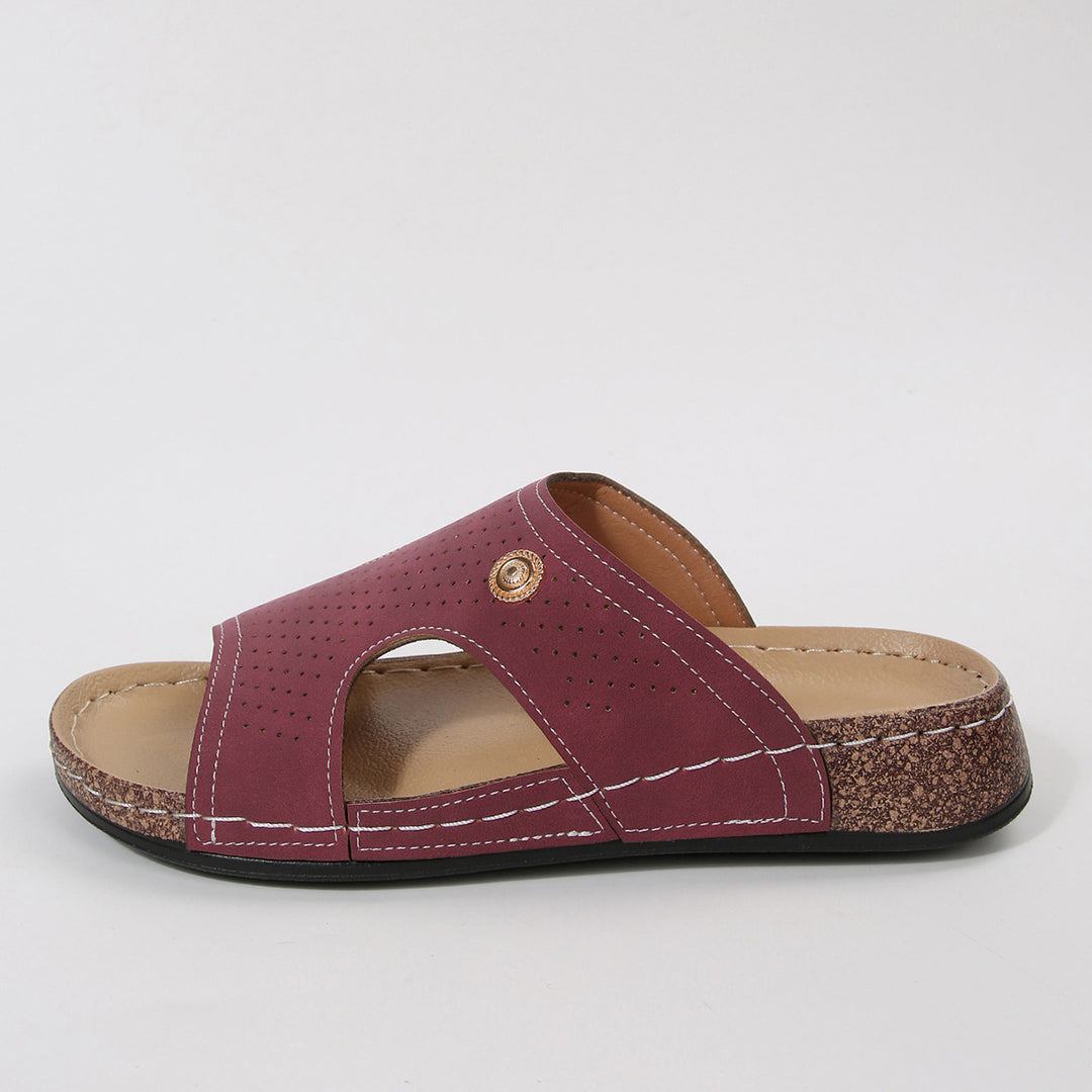 Damen Komfortable Clogs mit offenem Design EB