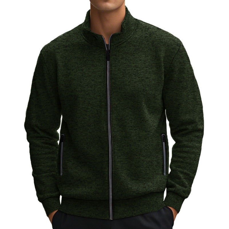 Herren Jacke mit modernem Stehkragen und praktischen Taschen EB
