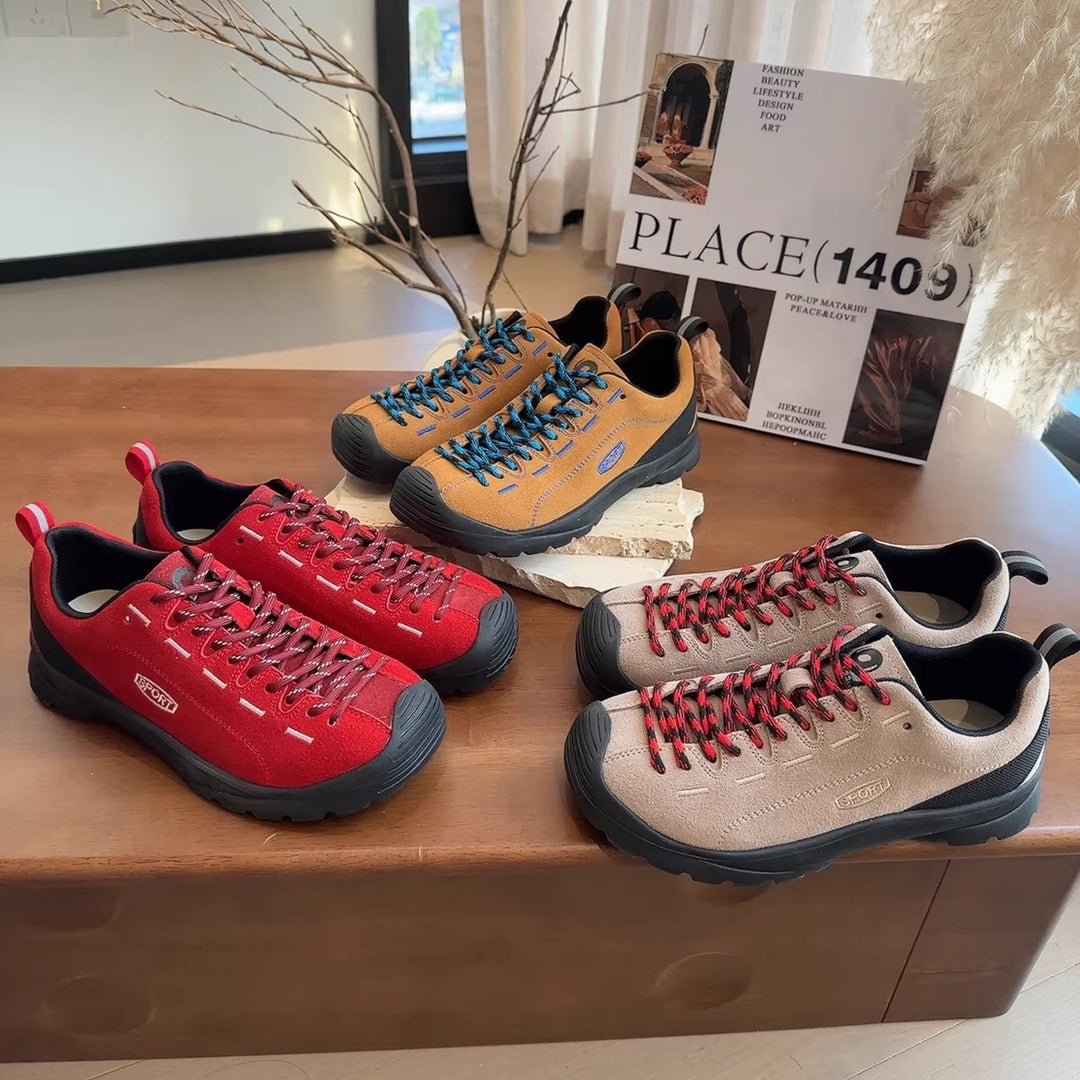 Damen Outdoor Sneakers mit robustem Obermaterial und rutschfester Sohle EB