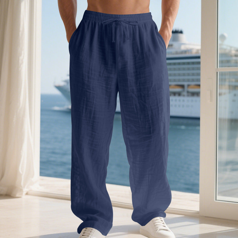Herren Bequeme Sommerhose mit elastischem Bund EB