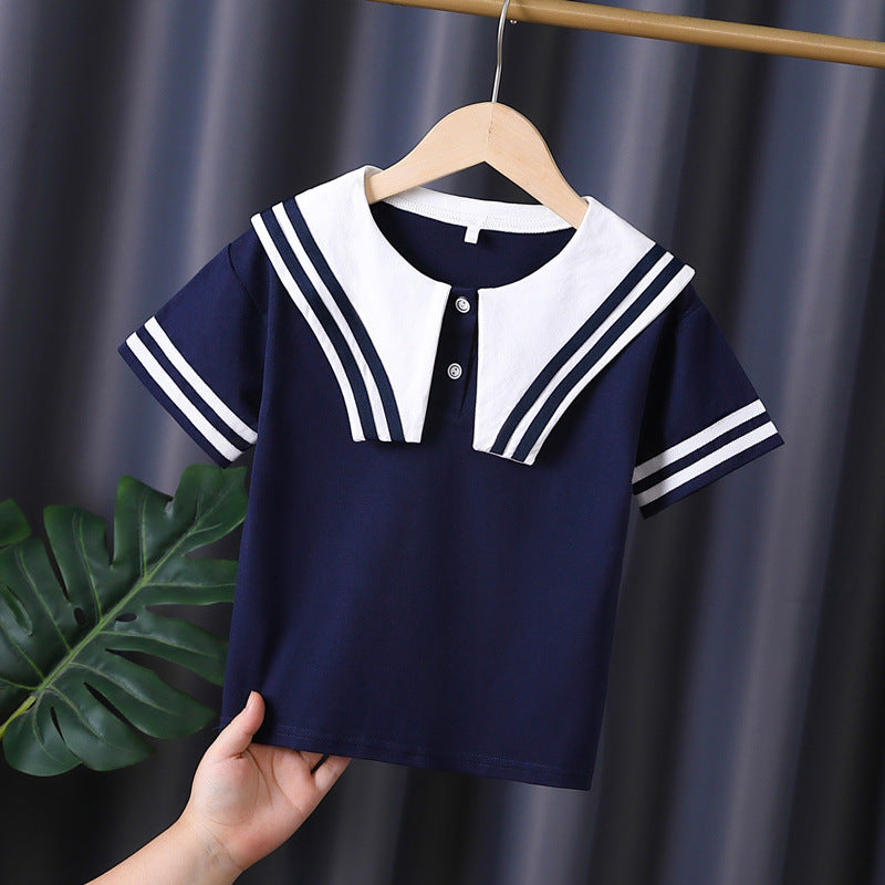 Mädchen Matrosen-T-Shirt EB