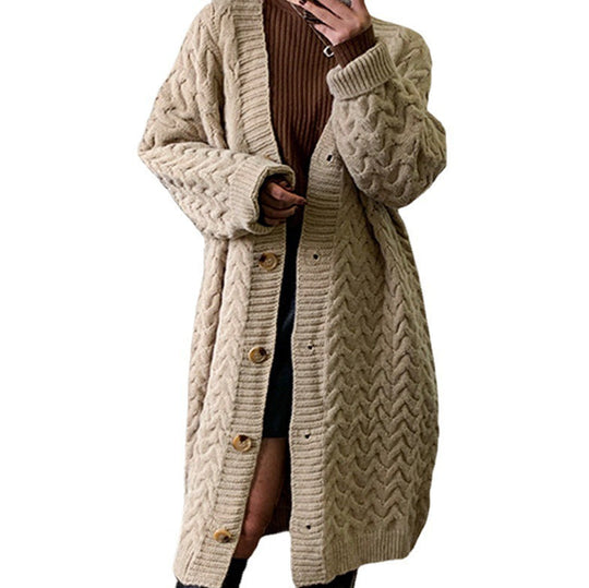 Damen Großer Strickcardigan EB