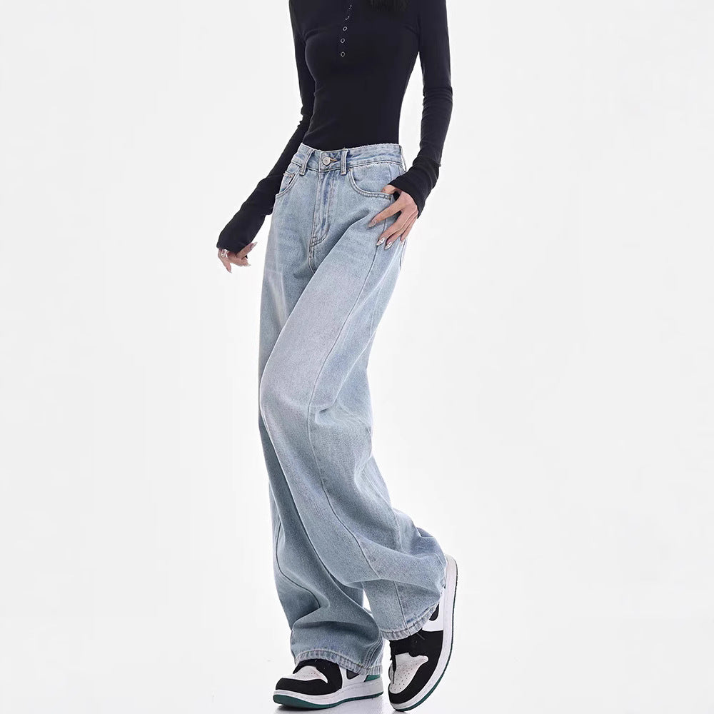 Damen Weite Jeanshose EB