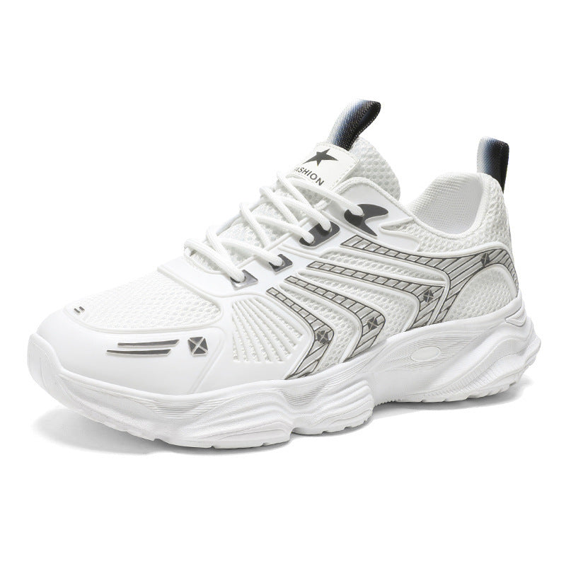 Damen Sportliche Dämpfung Sneakers mit atmungsaktiver Mesh-Oberfläche EB