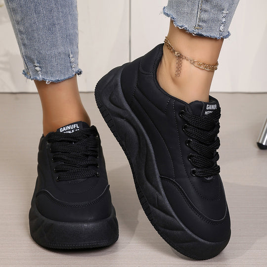 Damen Plattform-Sneaker mit dynamischem Design und bequemer Dämpfung EB