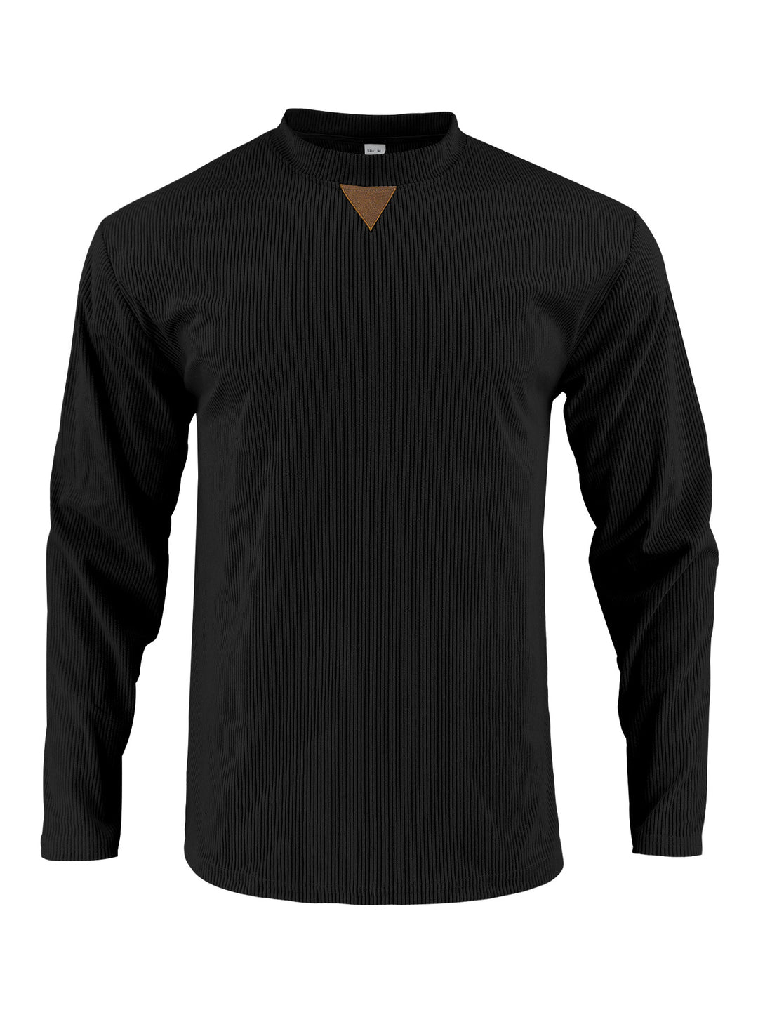 Herren Langarmshirt mit strukturiertem Rippdesign EB