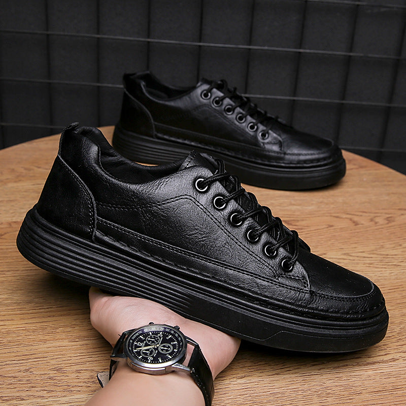 Damen Bequeme schwarze Sneaker mit dämpfender Sohle und modischem Design EB