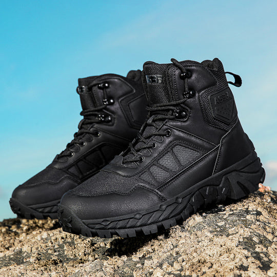 Herren Hochwertige Outdoor-Stiefel mit rutschfester Sohle und verstärktem Knöchelschutz EB