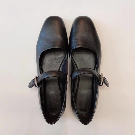 Damen elegante Mary Jane Ballerinas mit modischer Schnalle EB