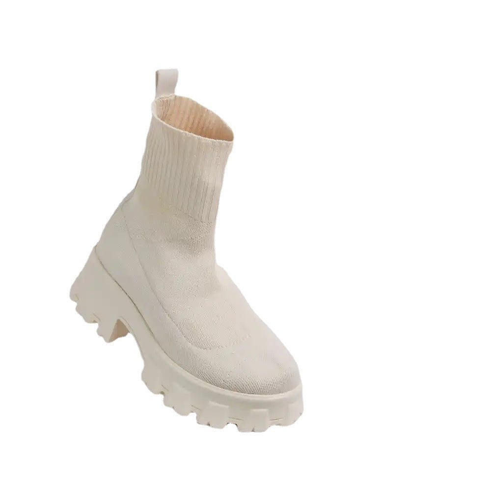 Damen Strumpfstiefel mit dämpfender Sohle und elastischem Knöchelbereich EB