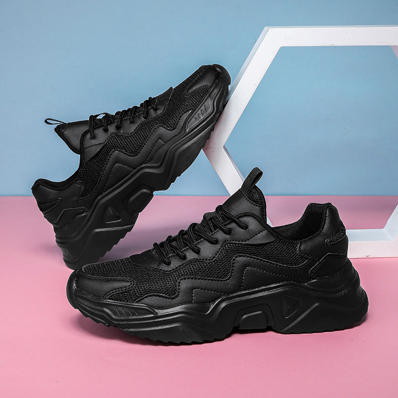 Damen Modische Chunky Sneakers mit atmungsaktivem Obermaterial EB