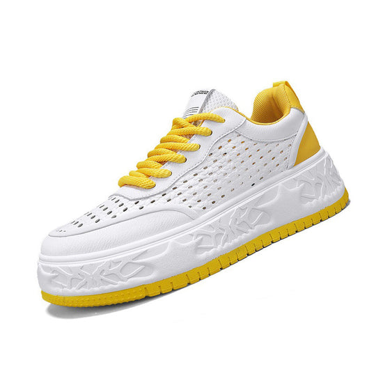 Damen Sportliche Sneakers mit atmungsaktivem Obermaterial und robuster Laufsohle EB