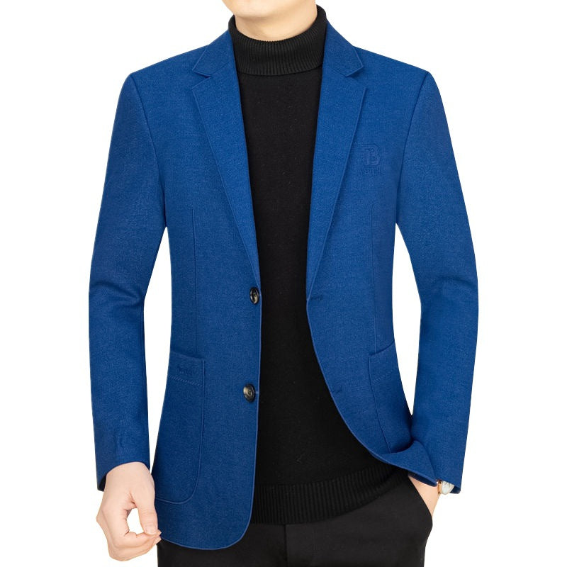 Herren Slim-Fit Sakko aus leichtem Mischgewebe mit Struktur EB