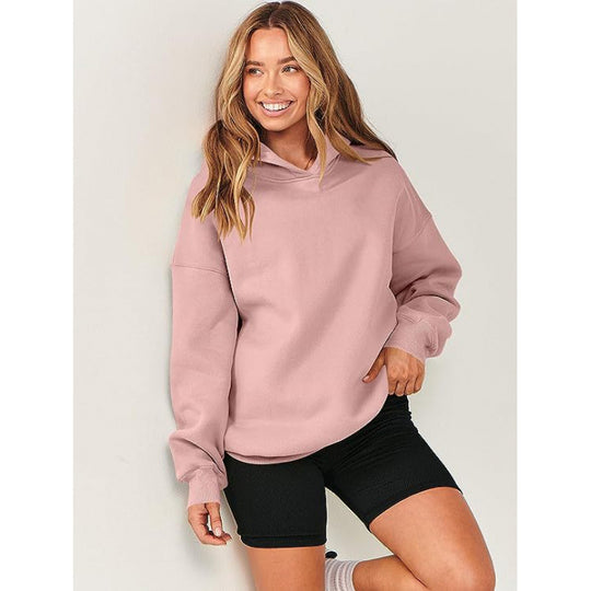Damen bequeme Kapuzen-Sweatshirt EB